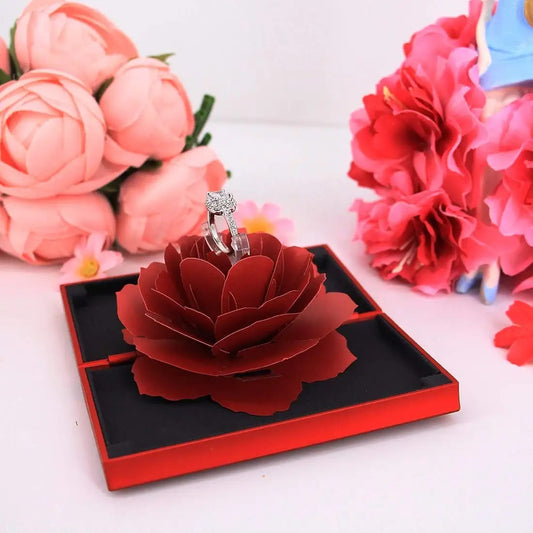 Elegant Box with Premium Heart Ring 💖+Gift Packaging