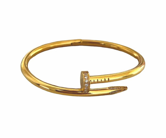 Nail Bangle Stainless Steel