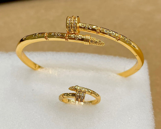 Nail Bangle + Ring